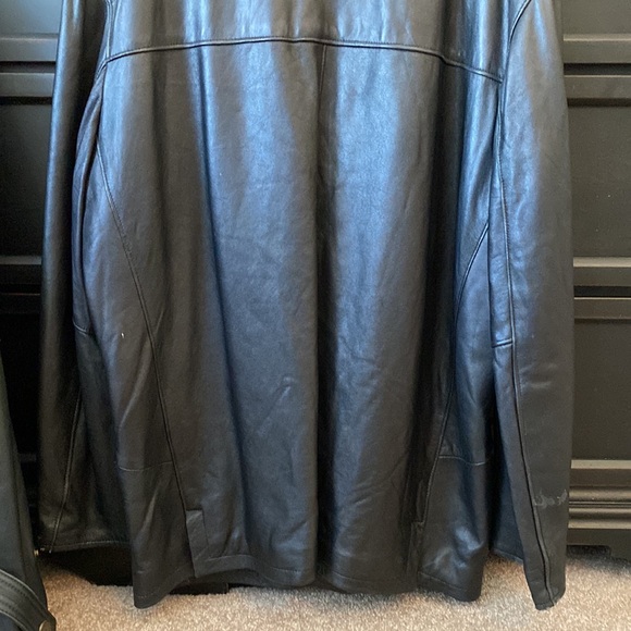 Vintage black Leather jacket - Picture 8 of 15